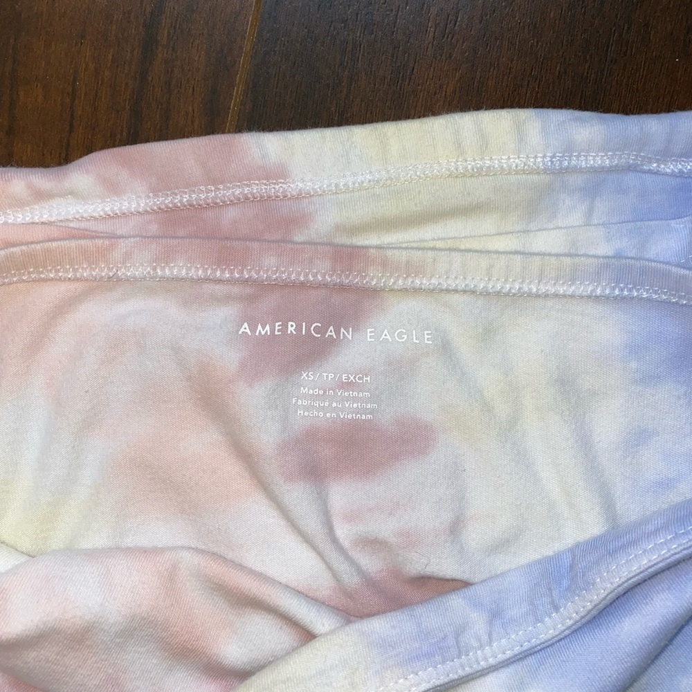 American Eagle Tie Dye Bandeau Top